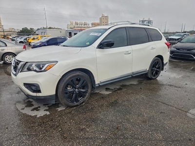 Used Wheel fits: 2017 Nissan Pathfinder 20x7-1/2 alloy painted black Grade B