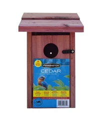 Pennington Red Cedar Bluebird Wild Bird House, 1 Pack