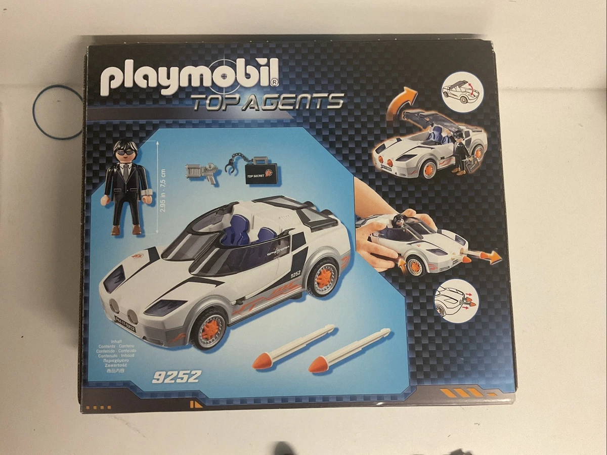 Playmobil 9252 Top Agents Secret Agent und Racer mit OVP - Sehr Guter Zustand