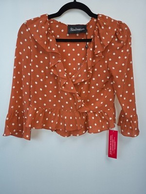 New! Realisation Par The Cher in Rust Spot, XS (100% Authentic)