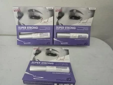 Kiss Lash Couture Super Strong Strip Lash Set Of 3 67778 Clear