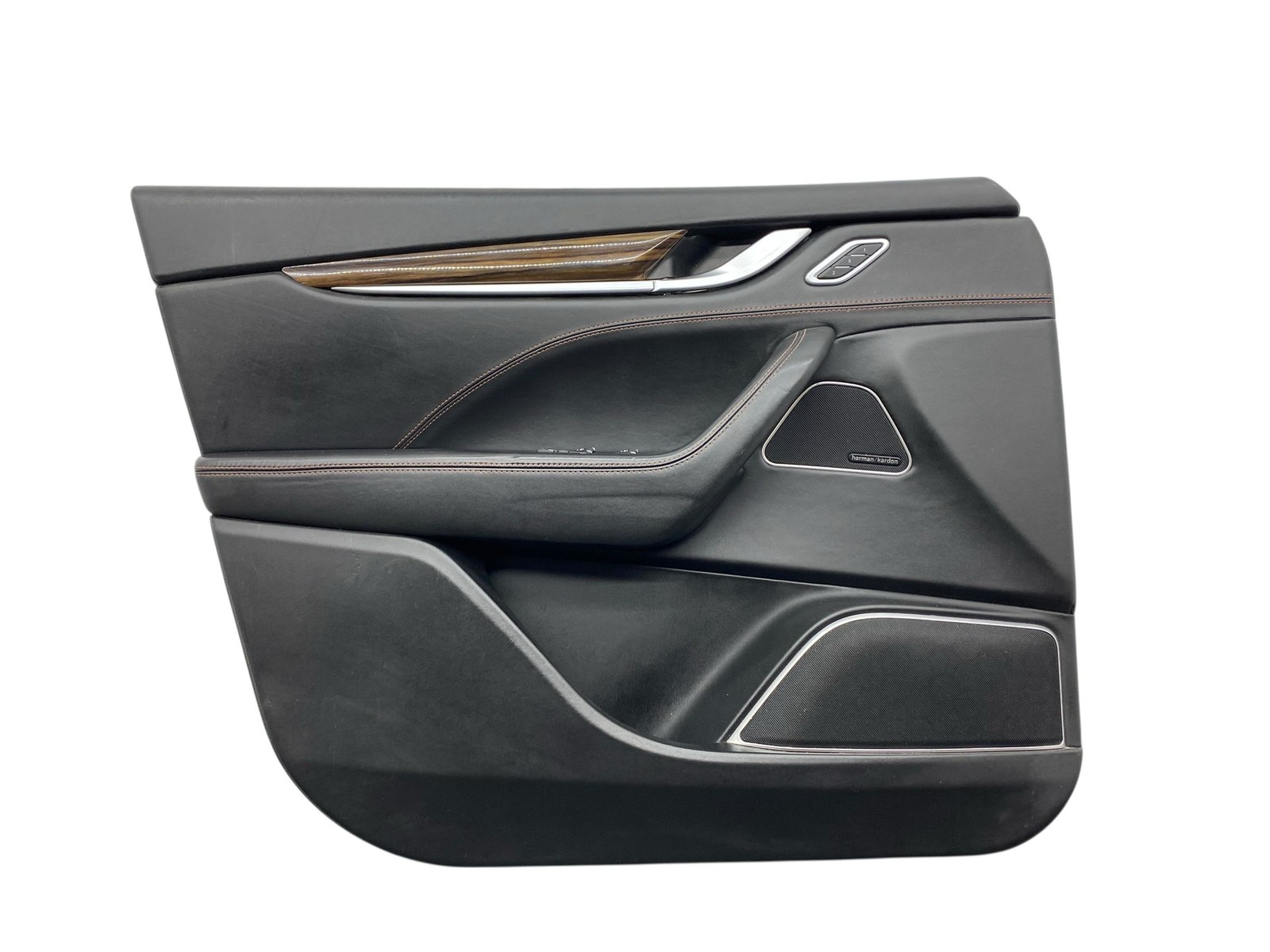 2017-2024 Maserati Levante M161 Front Left Interior Door Tirm Panel |Black (Has)