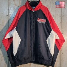 Rarest 2000s Fully Padded Nylon Jacket Rutgers University College Football Cert