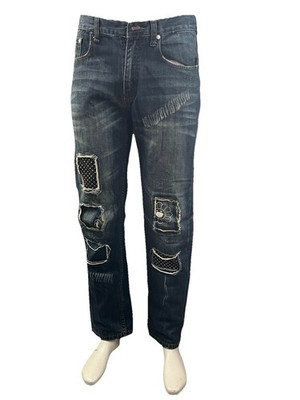 Vtg 2006 Levi's Fenom x Fragment Design 505 Disco Denim Hiroshi