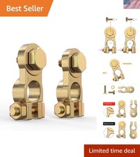 Durable Marine-Grade Brass Battery Terminals for Secure Vehicle Connections