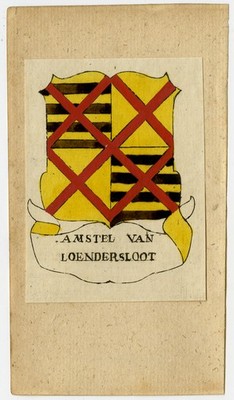 Antiker Druck - STEL - LEIHBEUTE - WAPPEN - Ferwerda - 1781