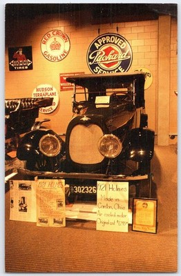 Holmes Automobile McKinley Museum Canton Ohio Postcard Koppel Color