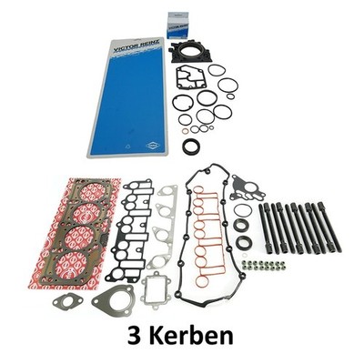 Dichtsatz Set 3 Kerben Schrauben für VW Seat Skoda 2.0 TDI AZV BSY 08-35038-02
