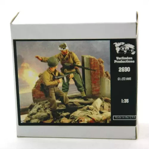 Verlinden - Parachutistes Allemands (2 Fig.) 1:35 (1255) Modélisme