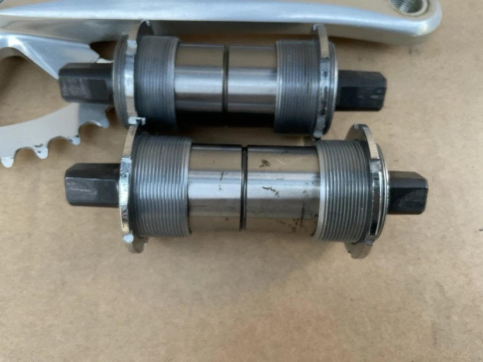 Juego de bielas tándem especializadas vintage 170 mm triple con bb 118 mm tándem bonitas Foto 3 de 4