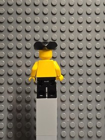 LEGO Pirates Minifigure pi025 Red / Black Stripes - 6277 Imperial Trading Post