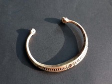 Vintage Tuareg Armreif – Massives Messing – Handgefertigtes Unikat