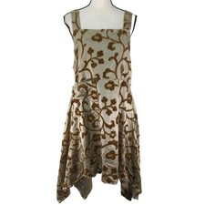 Krista Larson Heirloom Squared Neck Fit & Flare Dress Medium NWT Cottage Core