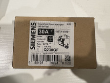 Siemens Q230GF Ground Fault Circuit Breaker 2-Pole 30 AMP 120/240 VAC