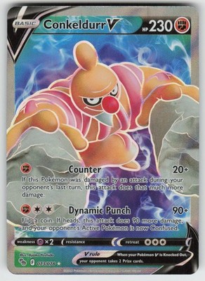 Conkeldurr V 073/078 Ultra Rare Pokemon GO Pokemon Holo Near Mint