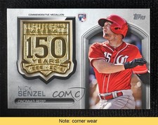 2019 Update Manufactured Medallion 150th Anniversary /150 Nick Senzel READ 0t3l