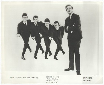 C2496/ Billy J. Kramer with Dakotas UK Beat- Popband Foto 25,5 x 20,5 cm ca.1965