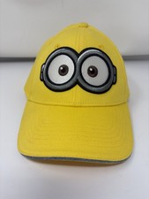Despicable Me Minions Yellow Adjustable Strapback Youth Hat/Cap