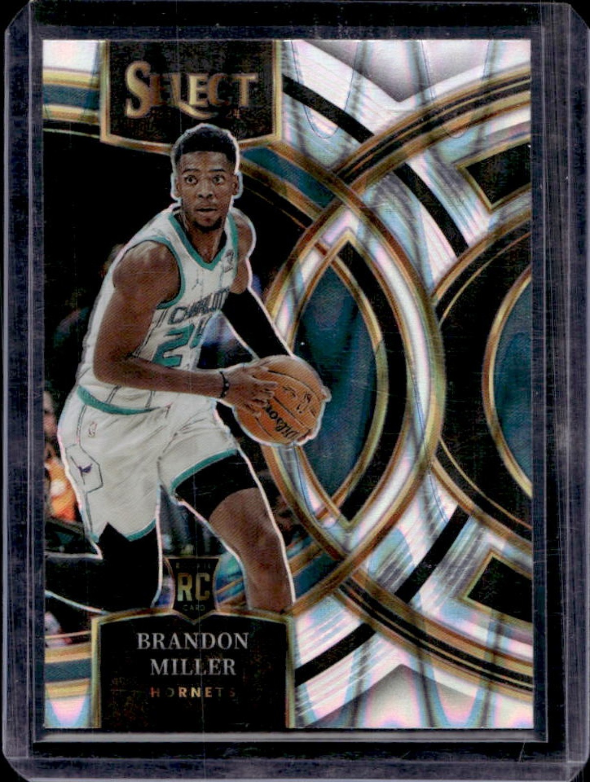 2023-24 Panini Select Brandon Miller RC Tectonic Prizm Rookie Premier Level #130