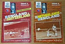 Euro 96 England Wembley Programmes v Switzerland & Netherlands (2)