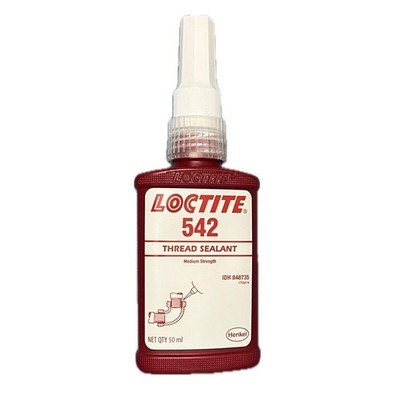 Loctite 542 Liquid Thread Sealant, 50 mL Bottle, Brown 