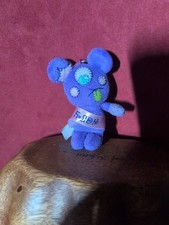 Disneyland Parks Mickey Monster Purple KEETI Pink Sash Stuffed 11" Plush Toy.