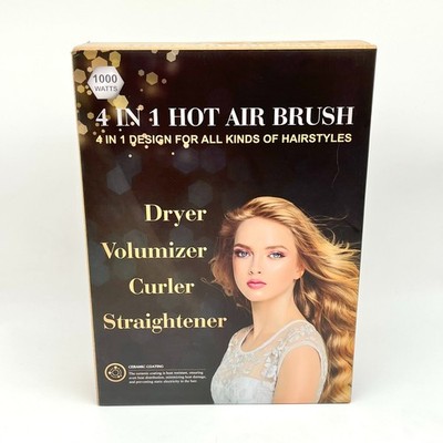 4 In 1 Hot Air Brush Dryer/Volumizer/Curler/Straightener 1000 Watts