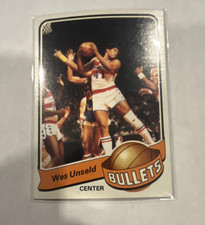 Topps 1979-80 Wes Unseld #65 Washington Bullets Basketball NBA Card