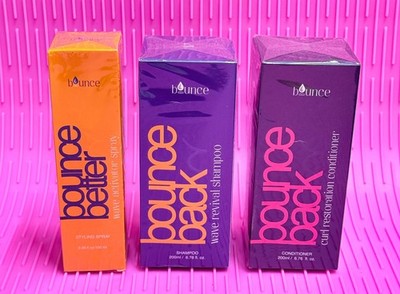Bounce Back Shampoo and Conditioner 6.76 fl oz + Styling Spray 3.38 fl oz SET