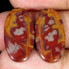 16.40 Cts Natural Noreena Jasper Oval Pair Cabochon Loose Gemstone 12x22x3mm