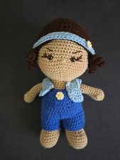 Girl Crochet Doll Handmade Crochet Amigurumi Doll Gift Style Girl Amigurumi