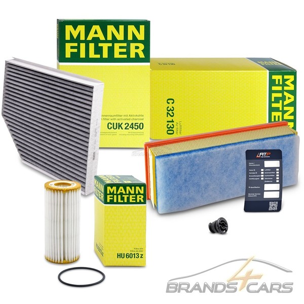 Mann-Filter Inspektionspaket SET A FÜR Audi A4 B8 A5 8T Q5 8R 1.8 + 2.0 Tfsi-image