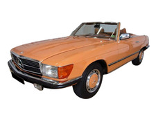 1975 Mercedes-benz 450 Sl Cayenne Orange Diecast 118 Scale Model - Norev 183350