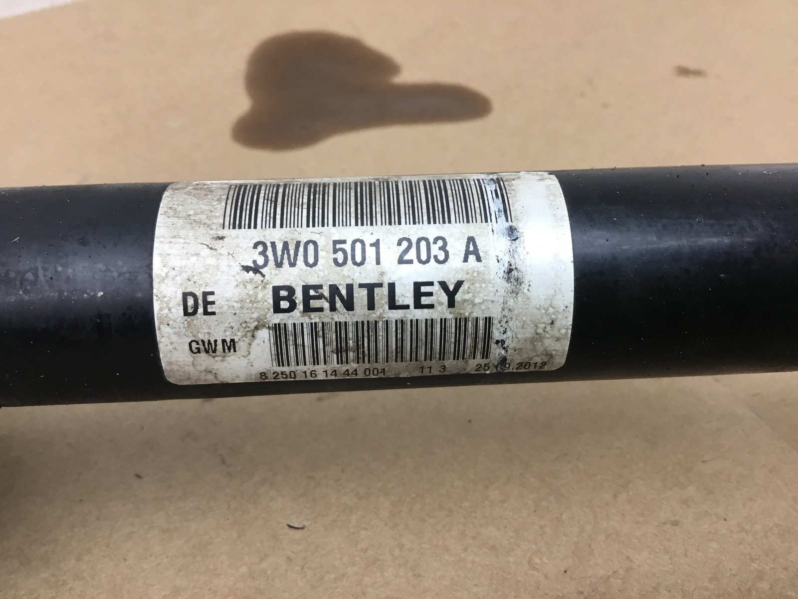 Bentley Continental GT 2013 Rear Left Driver Driveshaft Axle Shaft 11-18 ;:O