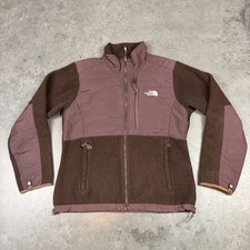 The North Face Fleece Jacket Womens Medium Brown Full Zip Flaws Outdoors Preowne