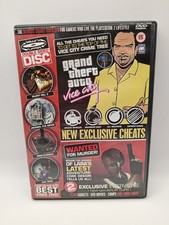 PS2 Grand Theft Auto Vice City Magazine Playable Double Sided Cheat Disc Demo 