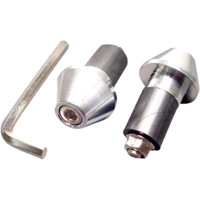 LENKERENDEN alu silber JMP 17MM lucas lenkergewichte kellermann lenkergewichte k