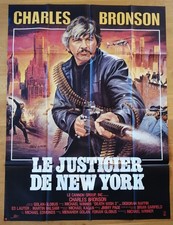JUSTICIER DE NEW YORK charles bronson affiche de cinema originale 160X120 '85