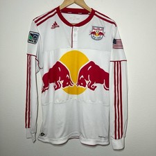 New York Red Bulls 2010-2011 Home Long Sleeve Jersey | Vintage Soccer L