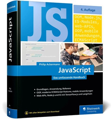 JavaScript | Philip Ackermann | Buch | Rheinwerk Computing | 1293 S. | Deutsch