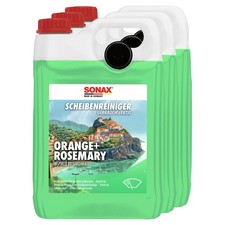 Scheibenreiniger gebrauchsfertig Orange+Rosemary SONAX 3 X 5 Liter Wischwasser