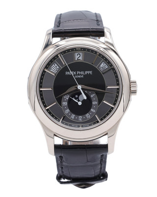 2017 Patek Philippe Complications Annual Calendar Moon Phases Gray Dial Complete