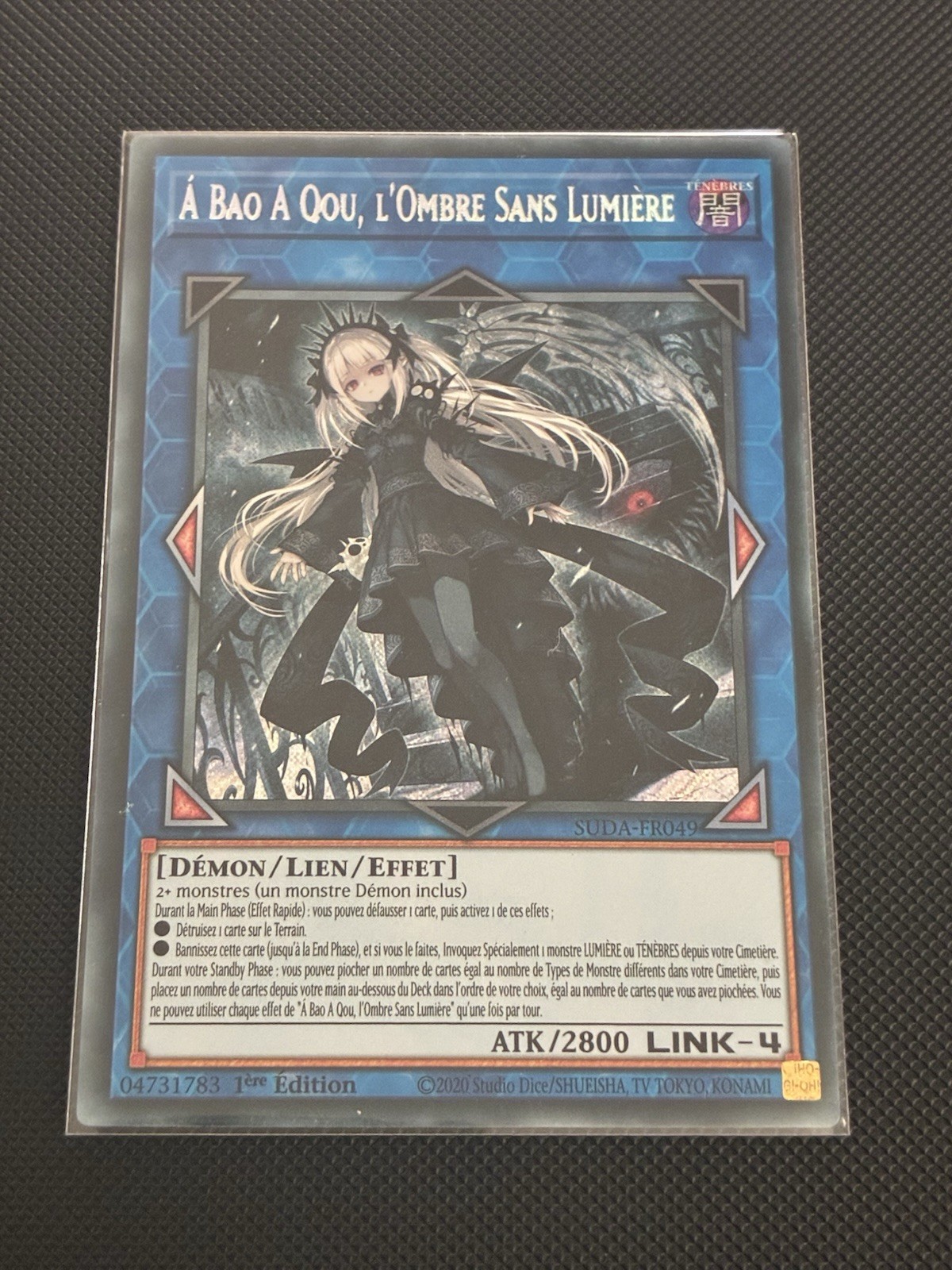 🔥 Euro French 🔥 A Bao a Qu, the Lightless Shadow SUDA-EN049 Secret Rare 1st NM
