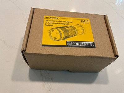 NiteCore TM15 Tiny Monster High Quality 2450 Lumen LED Flashlight New In Box NIB