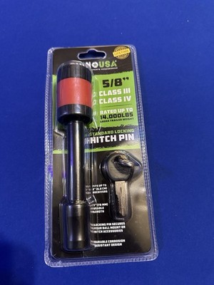 Rhino USA Locking Hitch Pin For 2In Class III &IV Hitch KEY-PIN Sealed