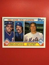 1983 Topps Reggie Jackson/Gorman Thomas/Dave Kingman #702
