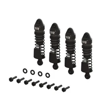 ARRMA Aluminum Shock Set 58mm Length 2000cSt Oil Gun Metal 4pcs - GROM ARA-1560