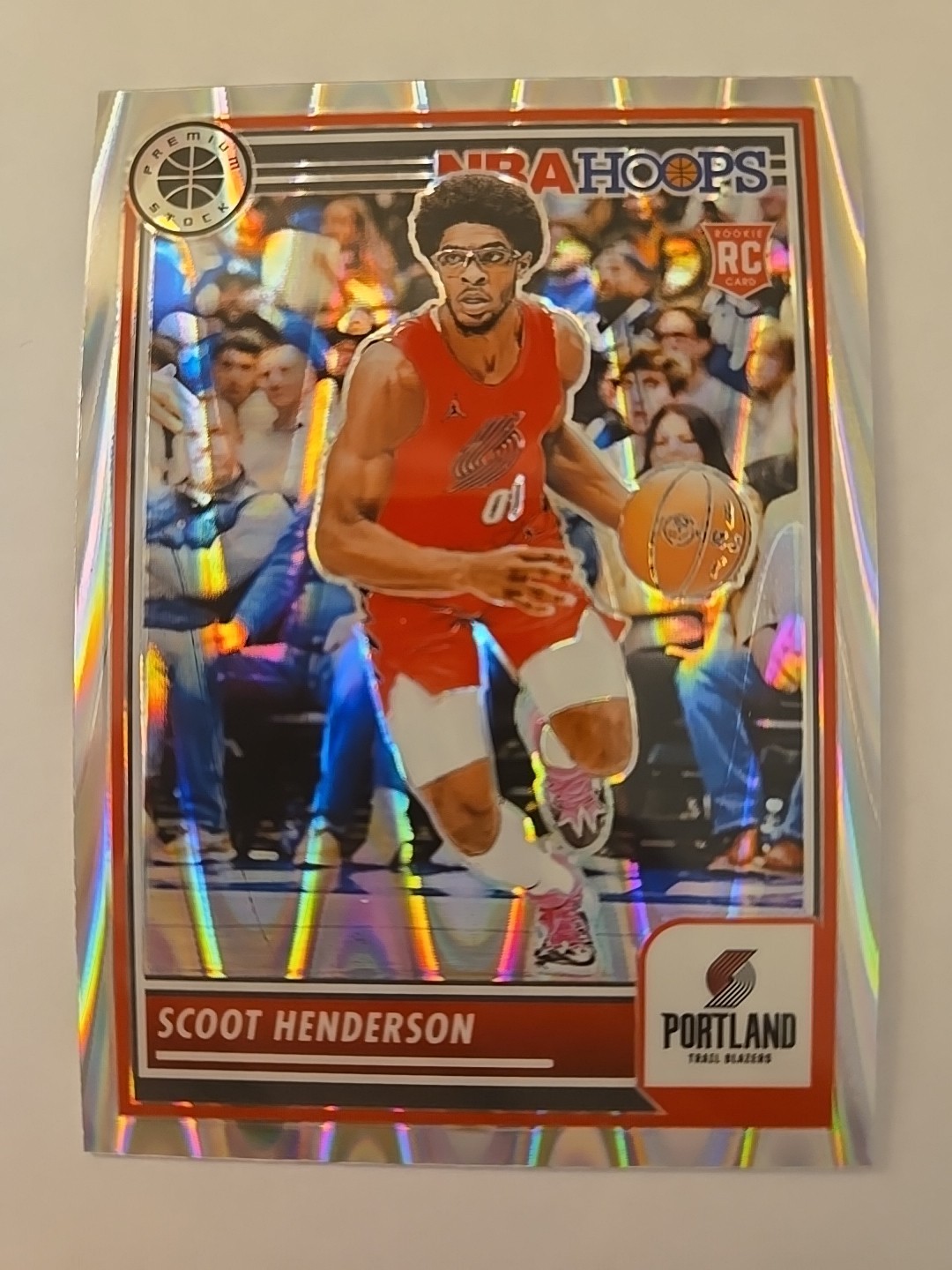 2023-24 Panini Nba Hoops Premium Stock - Scoot Henderson #137 Seismic Prizm (RC)