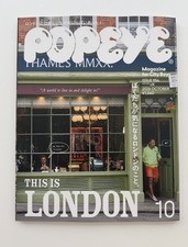 POPEYE JAPAN MAGAZINE OCTOBER 2026-LONDON TRAVEL GUIDE-Blondey McCoy Thames