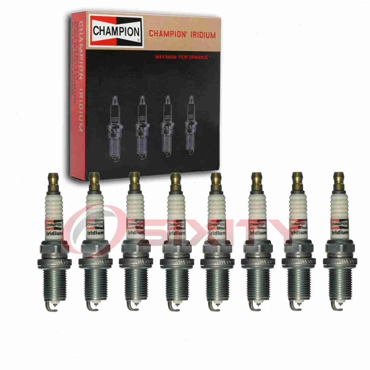 8 pc Champion Iridium Spark Plugs for 2000-2003 Jaguar Vanden Plas 4.0L V8 ok